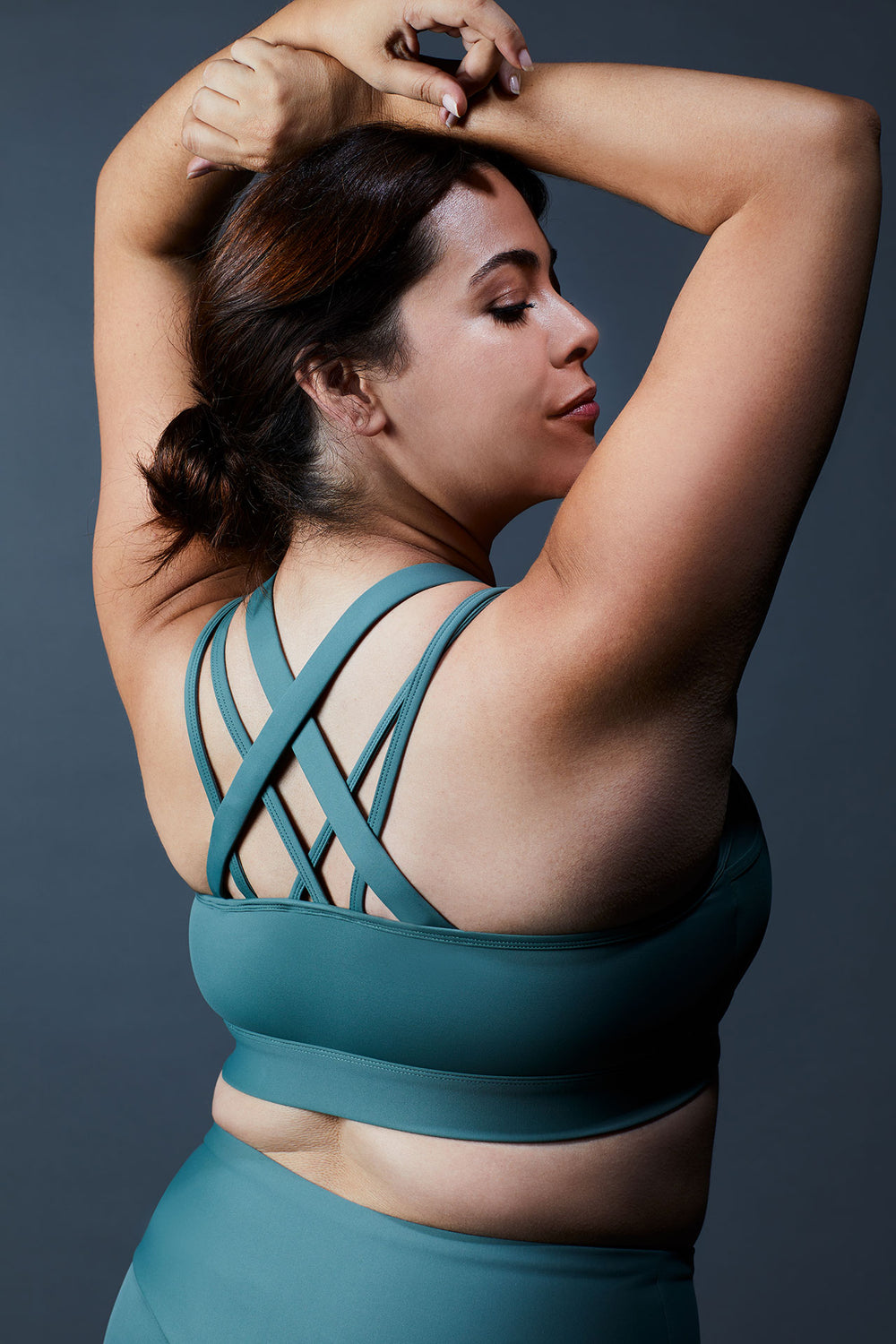 Brassière verte VIXXA femme sport, confort premium pour entraînement