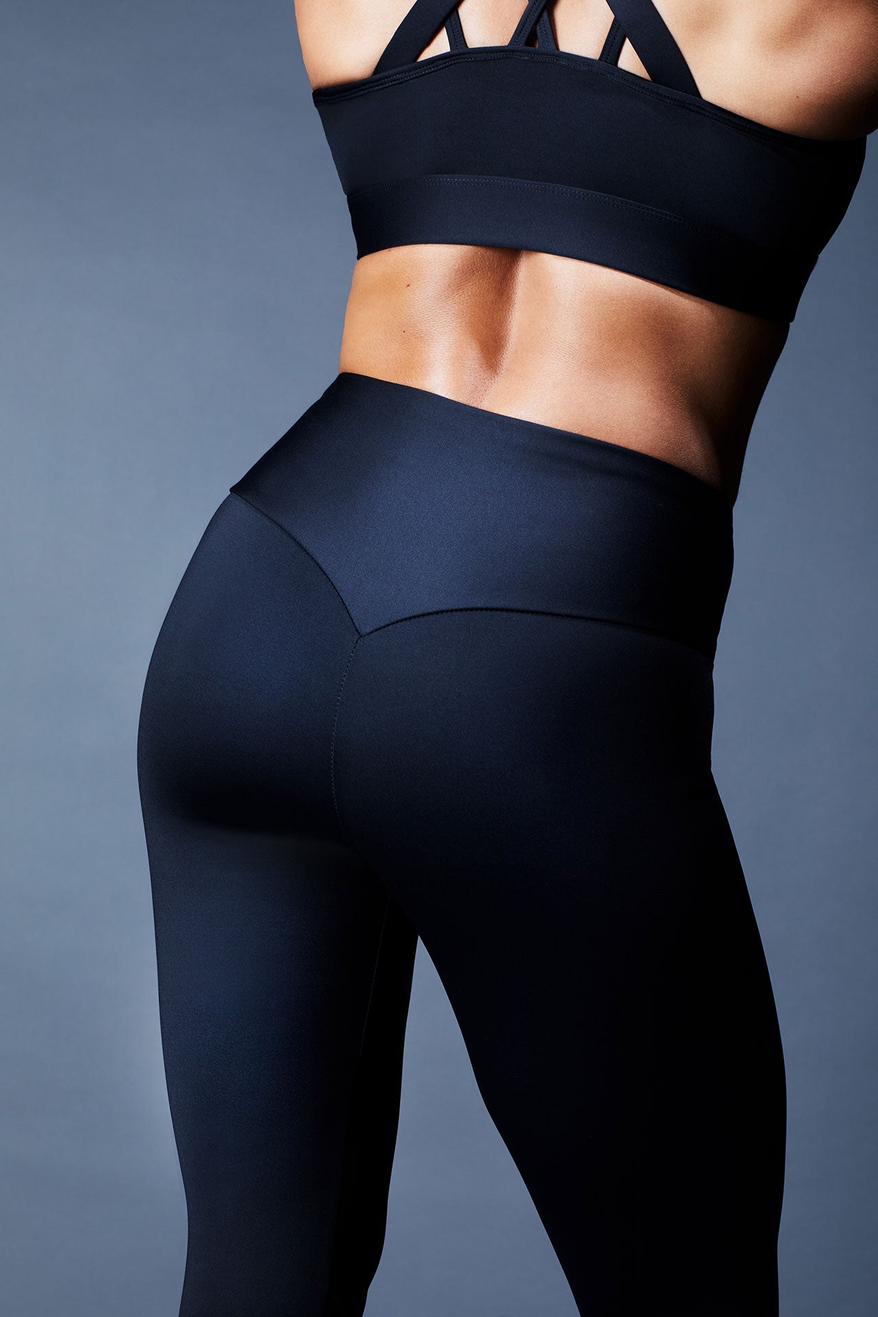 Legging technique noir VIXXA, silhouette gainante et élégante